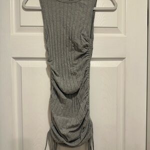 SHEIN Gray Ribbed dress